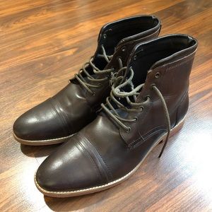 Lace Up Shoes Real Leather ASOS Size 13 EUC